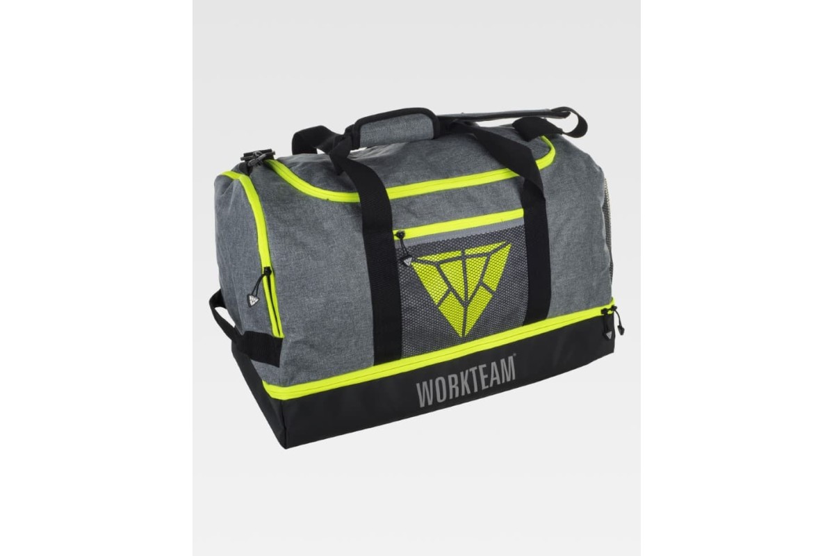 BOLSA DE DEPORTE COMBINADA WFA411 11/15-GRIS/AMARILLO Foto