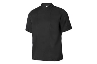 CHAQUETA COCINA MICROFIBRA M C Negro Foto