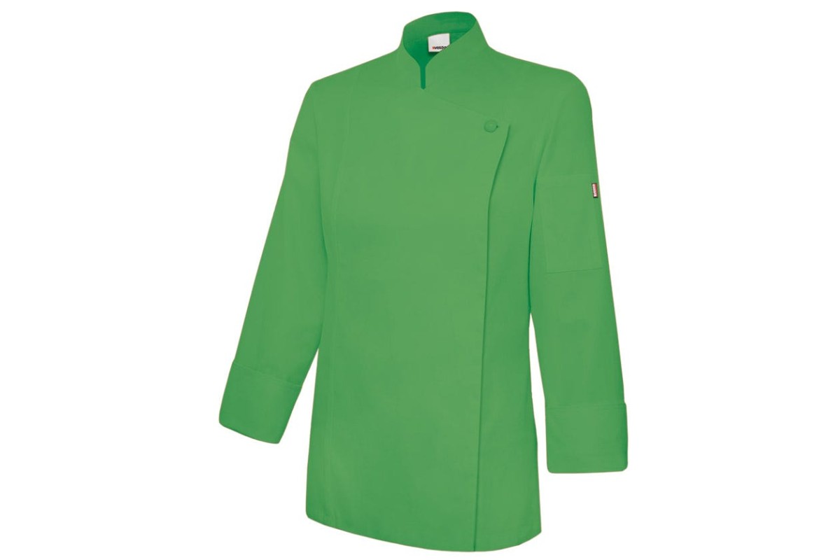 CHAQUETA COCINA ML MUJER Verde Foto