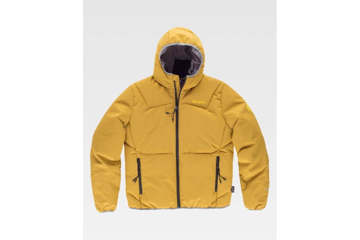 PARKA ACOLCHADA CON CAPUCHA 15-AMARILLO Foto