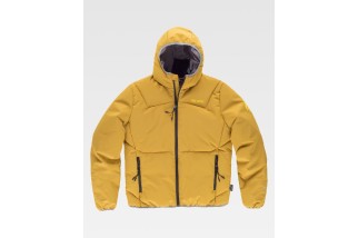 PARKA ACOLCHADA CON CAPUCHA 15-AMARILLO Foto