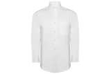 CAMISA OXFORD MANGA LARGA CON BOLSILLO Blanco Foto