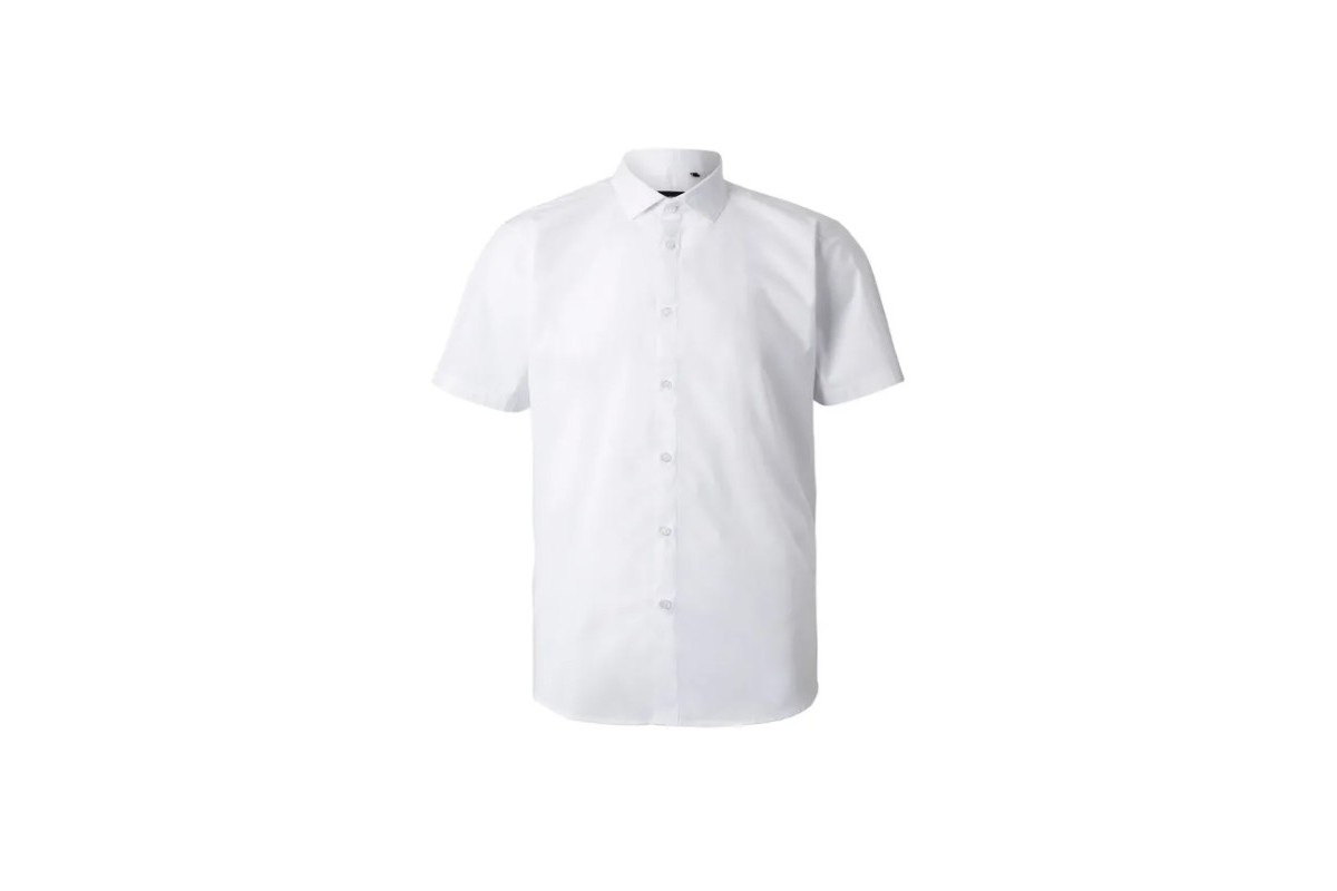 CAMISA MANGA CORTA SIN BOLSILLO Blanco Foto