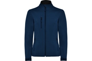 CHAQUETA SOFT-SHELL MUJER Azul Marino Foto