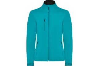 CHAQUETA SOFT-SHELL MUJER Turquesa Foto