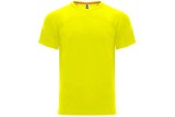 CAMISETA MANGA CORTA TECNICA DEPORTIVA Amarillo A.V. Foto