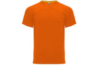 CAMISETA MANGA CORTA TECNICA DEPORTIVA Naranja A.V. Foto