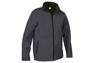 CHAQUETA SOFTSHELL HORIZON Gris Medio Foto