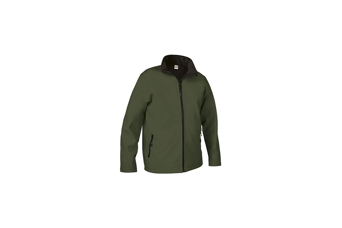 CHAQUETA SOFTSHELL HORIZON Verde Caqui Foto