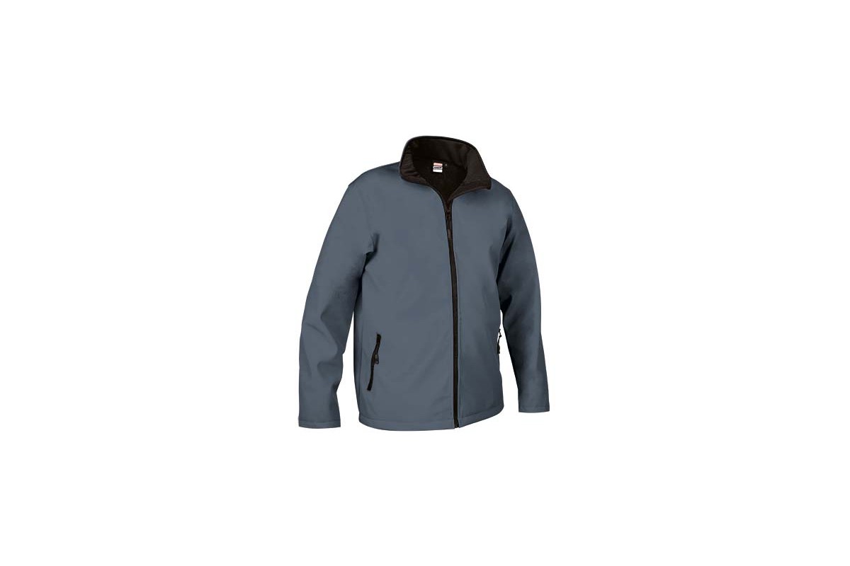 CHAQUETA SOFTSHELL HORIZON Gris Claro Foto