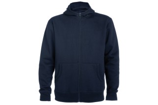 SUDADERA CREMALLERA ENTERA Azul Marino Foto