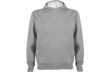 SUDADERA CREMALLERA ENTERA Gris Claro Foto