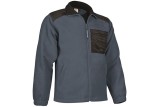 CHAQUETA POLAR CON REFUERZOS Gris Oscuro Foto