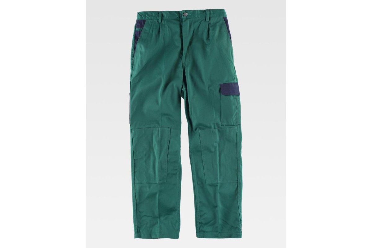 PANTALÓN COMBINADO CON REFUERZOS WF1550 Verde Foto