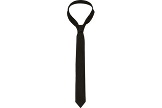 CORBATA FINA STELLAR Negro Foto