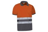 POLO ALTA VISIBILIDAD MANGA CORTA DELAWARE Naranja A.V. Foto