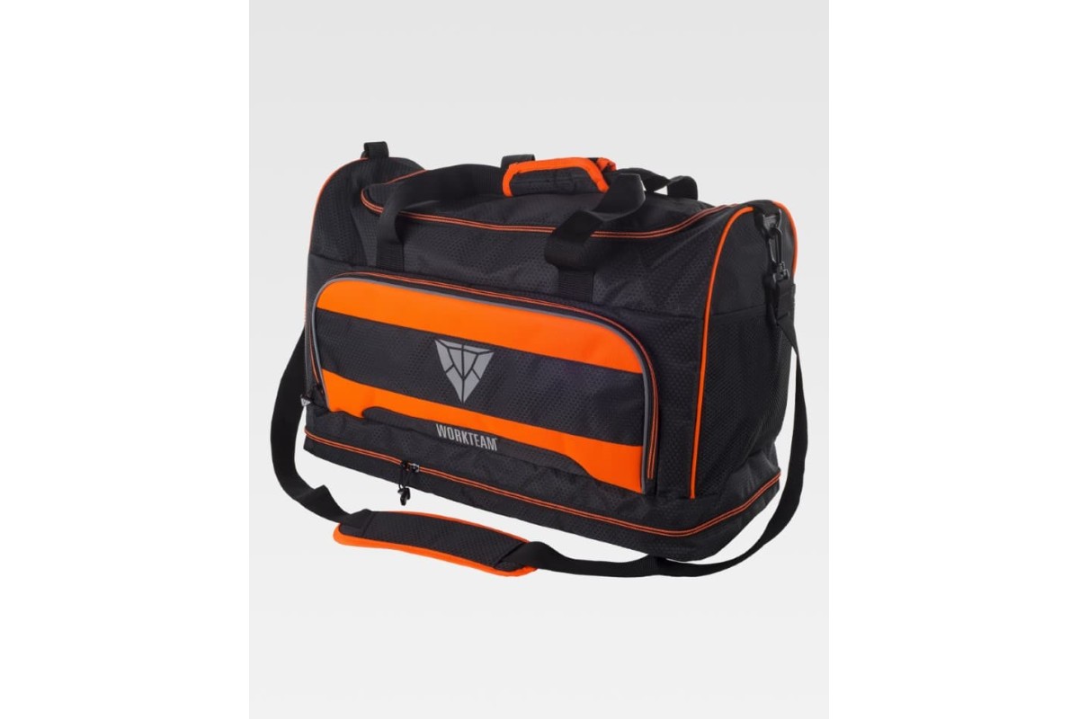 BOLSA DE DEPORTE GRANDE MULTIBOLSILLOS Naranja A.V. Foto