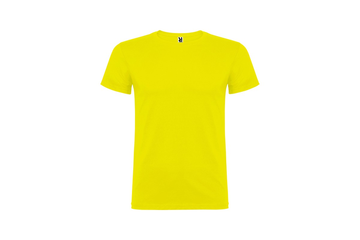 CAMISETA BÁSICA MANGA CORTA BEAGLE Amarillo limón Foto