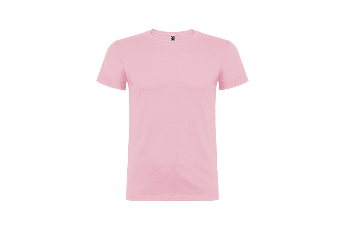 CAMISETA BÁSICA MANGA CORTA BEAGLE Rosa pastel Foto