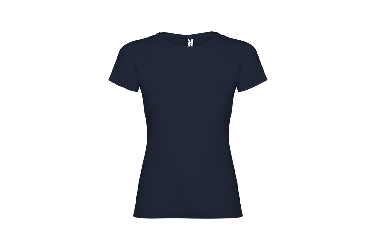 CAMISETA ENTALLADA MANGA CORTA ALGODÓN Azul Marino Foto