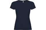 CAMISETA ENTALLADA MANGA CORTA ALGODÓN Azul Marino Foto