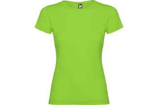 CAMISETA ENTALLADA MANGA CORTA ALGODÓN Verde manzana Foto