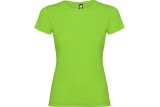 CAMISETA ENTALLADA MANGA CORTA ALGODÓN Verde manzana Foto
