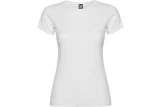CAMISETA ENTALLADA MANGA CORTA ALGODÓN Blanco Foto