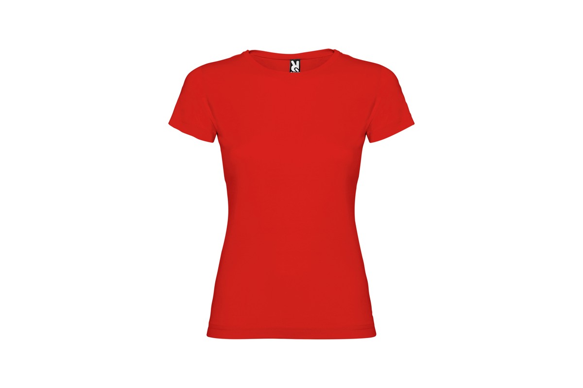 CAMISETA ENTALLADA MANGA CORTA ALGODÓN Rojo Foto