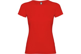 CAMISETA ENTALLADA MANGA CORTA ALGODÓN Rojo Foto