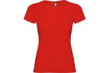 CAMISETA ENTALLADA MANGA CORTA ALGODÓN Rojo Foto