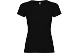 CAMISETA ENTALLADA MANGA CORTA ALGODÓN Negro Foto