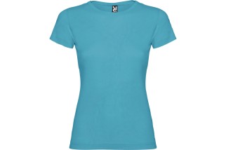 CAMISETA ENTALLADA MANGA CORTA ALGODÓN Turquesa Foto