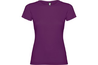 CAMISETA ENTALLADA MANGA CORTA ALGODÓN Morado Foto