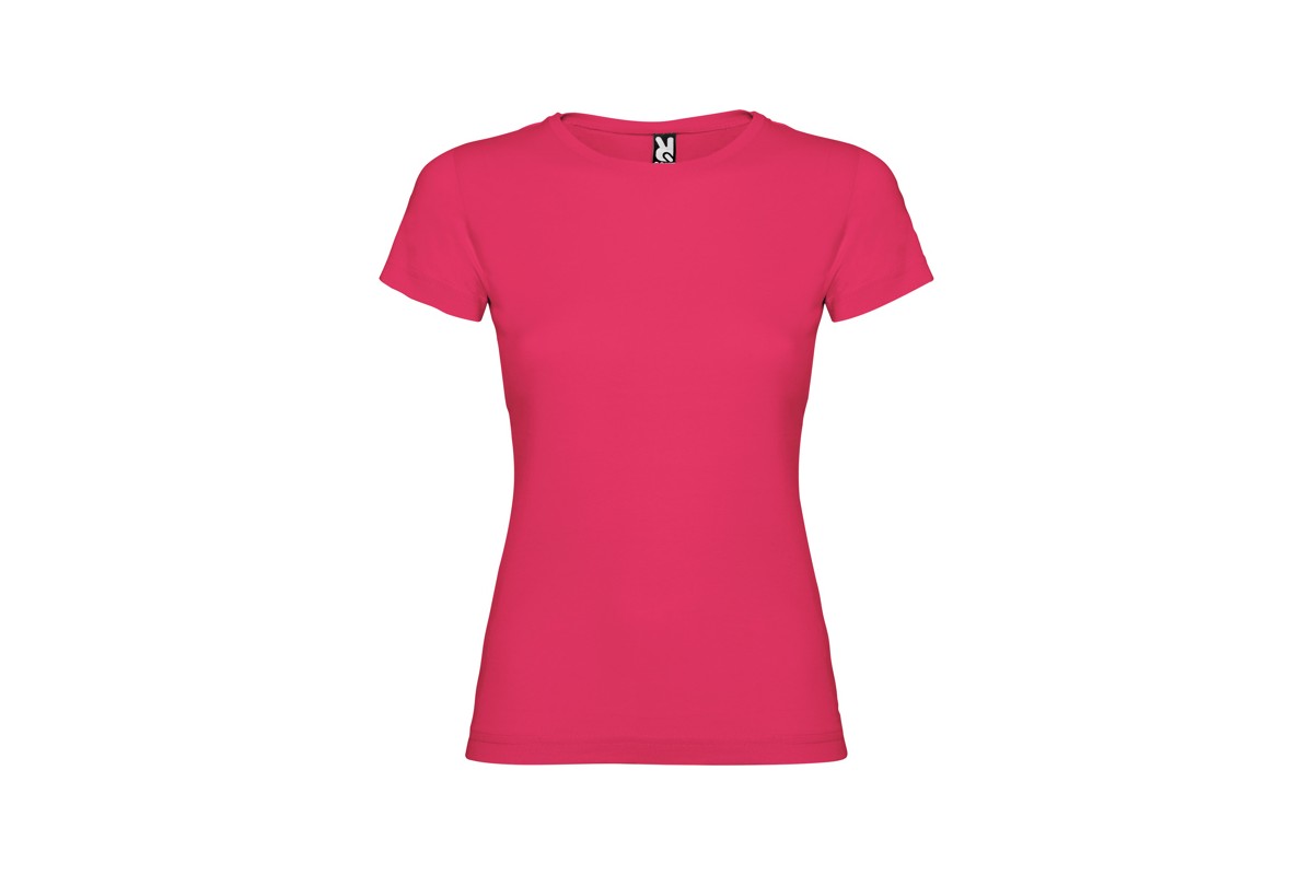 CAMISETA ENTALLADA MANGA CORTA ALGODÓN Fucsia Foto