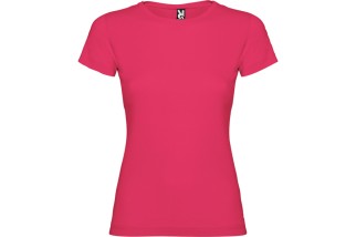 CAMISETA ENTALLADA MANGA CORTA ALGODÓN Fucsia Foto