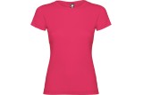 CAMISETA ENTALLADA MANGA CORTA ALGODÓN Fucsia Foto