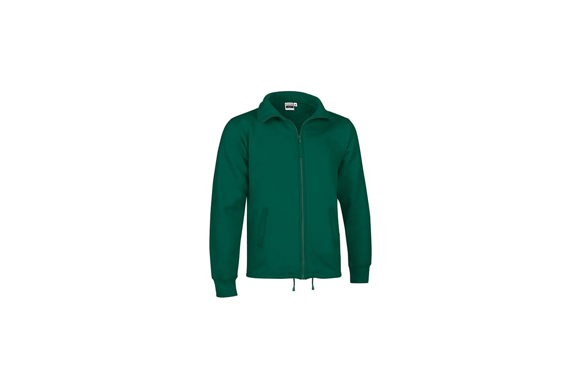 SUDADERA CREMALLERA ENTERA Verde botella Foto SUDADERA CREMALLERA ENTERA Verde botella Foto