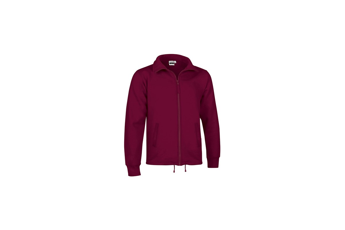 SUDADERA CREMALLERA ENTERA Granate Foto