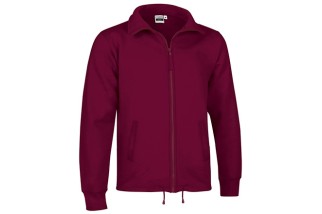 SUDADERA CREMALLERA ENTERA Granate Foto