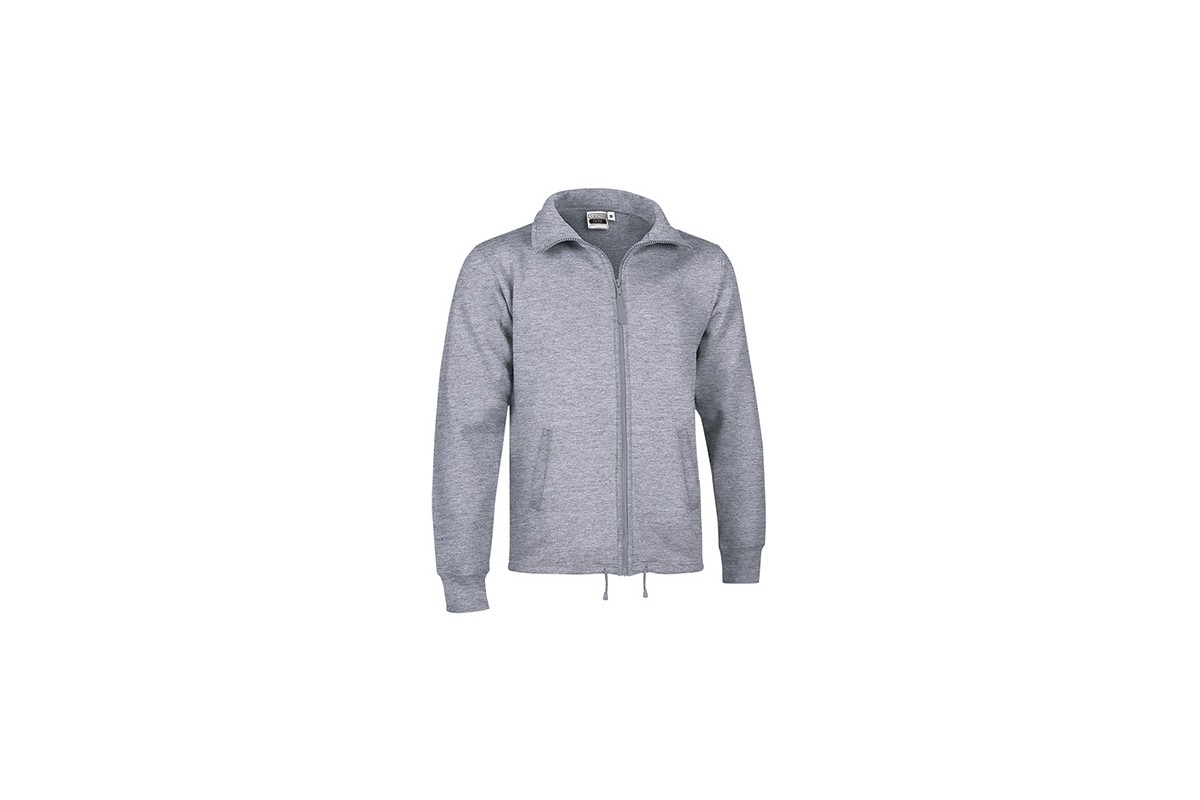 SUDADERA CREMALLERA ENTERA Gris Claro Foto SUDADERA CREMALLERA ENTERA Gris Claro Foto