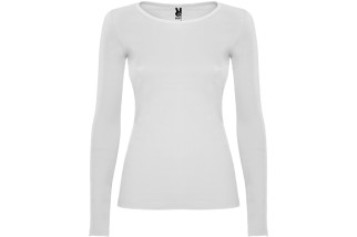 CAMISETA MANGA LARGA ALGODÓN MUJER Blanco Foto
