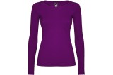 CAMISETA MANGA LARGA ALGODÓN MUJER Morado Foto