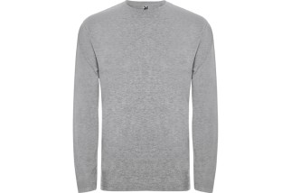 CAMISETA MANGA LARGA ALGODÓN Gris Medio Foto