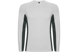 CAMISETA TÉCNICA COMBINADA MANGA LARGA Blanco Foto