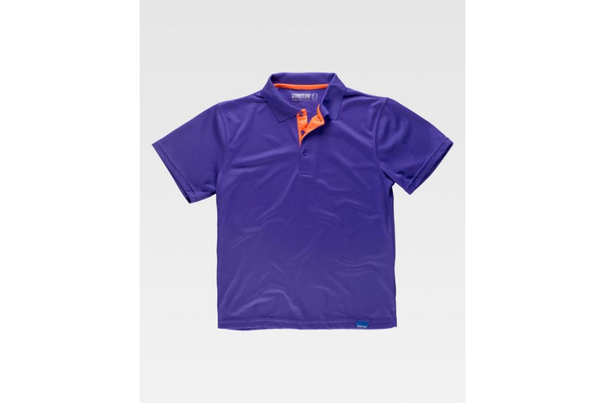 POLO TÉCNICO SIN BOLSILLO S6520 Morado Foto POLO TÉCNICO SIN BOLSILLO S6520 Morado Foto