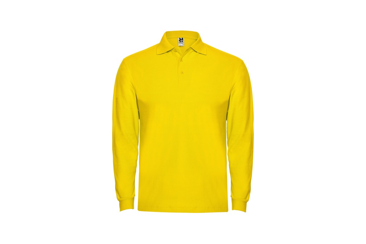 POLO ESTRELLA MANGA LARGA SIN BOLSILLO Amarillo limón Foto