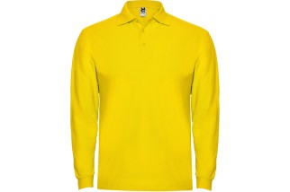 POLO ESTRELLA MANGA LARGA SIN BOLSILLO Amarillo limón Foto