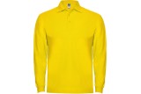 POLO ESTRELLA MANGA LARGA SIN BOLSILLO Amarillo limón Foto
