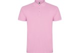 POLO MANGA CORTA SIN BOLSILLO STAR Rosa pastel Foto